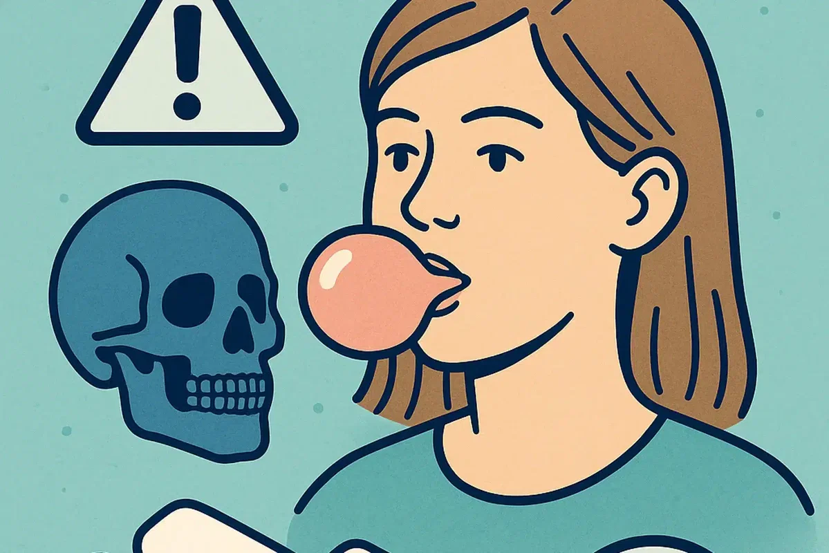 Inhaltsstoffe in Kaugummi – Illustration zu Süßstoffen, Zuckeraustauschstoffen und möglichen Risiken