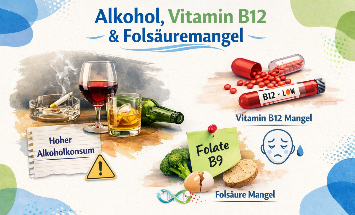 Blutbild mit Einordnung von MCV, MCH und MCHC