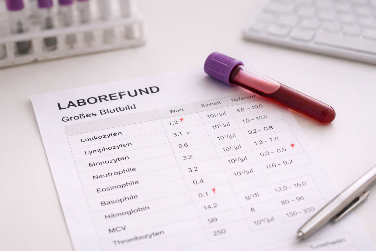 Großes Blutbild erklärt: Differentialblutbild und weiße Blutkörperchen einfach verstehen