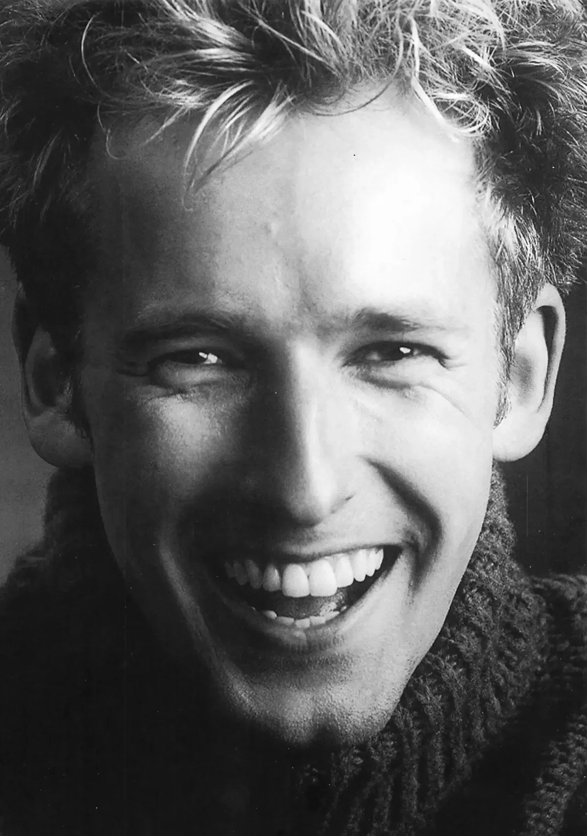 Junger Dr. Gernot Brockmann während seiner Zeit als Werbe- und Fotomodell im Medizinstudium