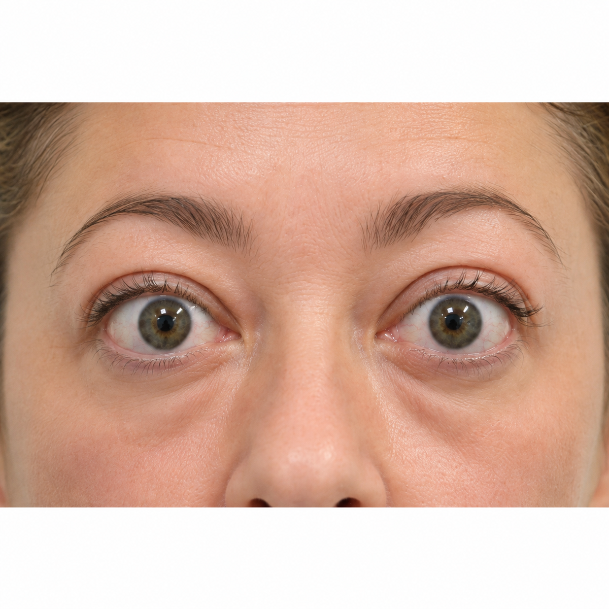 Nahaufnahme der Augen bei möglicher Augenbeteiligung